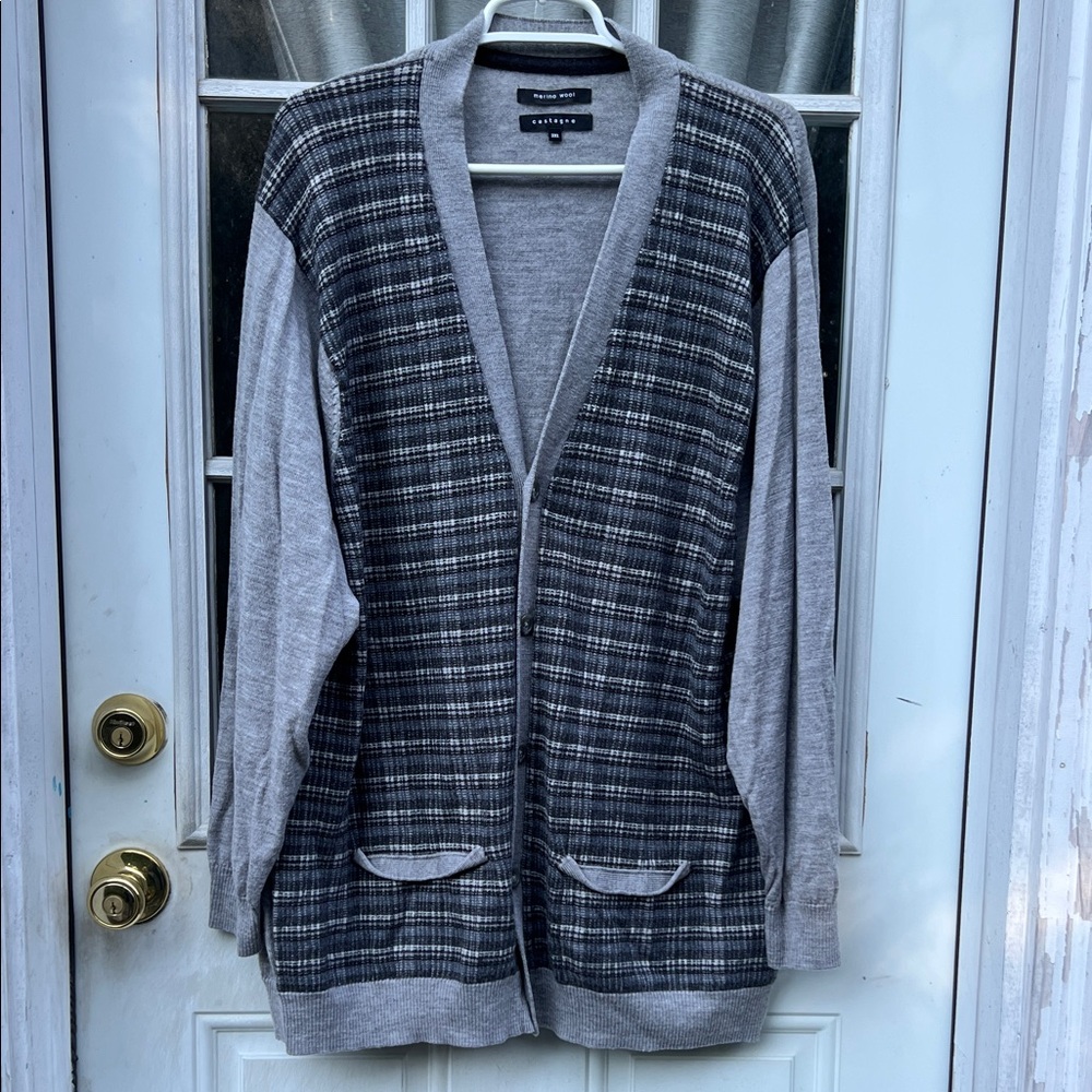 Castagne Merino Wool Cardigan